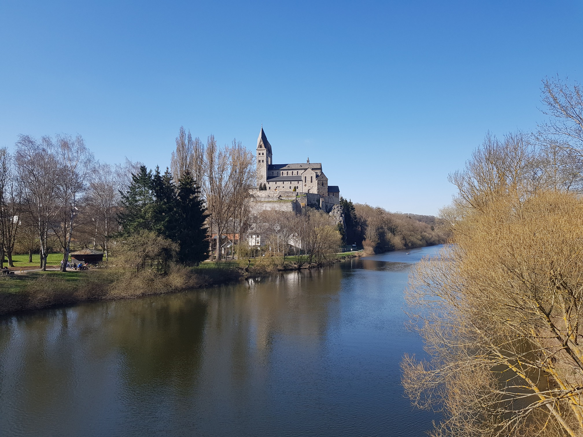 Unterwegs in der Region St. Lubentius Kirche Dietkirchen